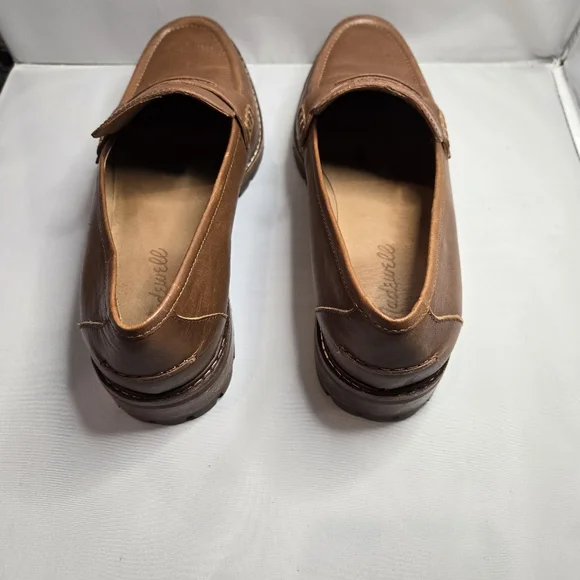 MADEWELL Brown Leather Loafers - Picture 3 of 14